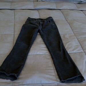 MOTHER Black Flare Jeans